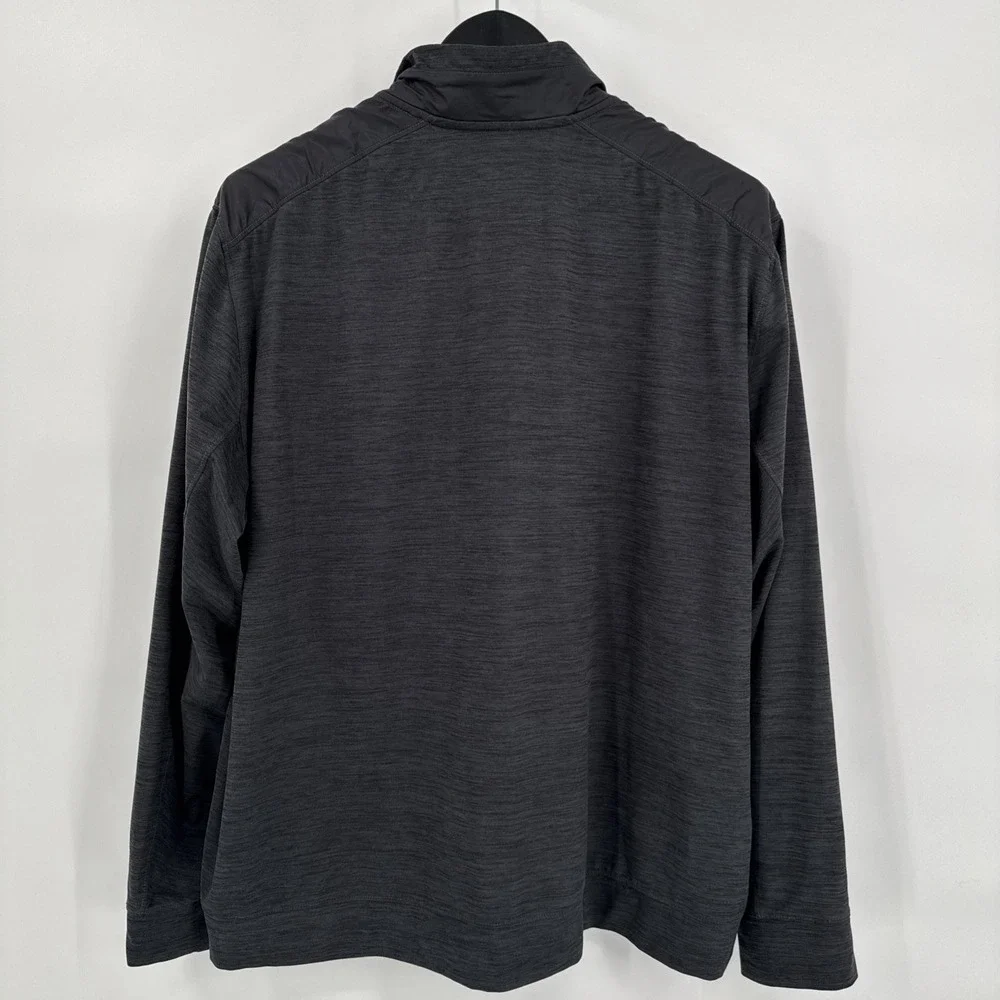 Tommy Bahama Men's 1/4 Zip Pullover Charcole 2XL‎ Island Zone Performance Top